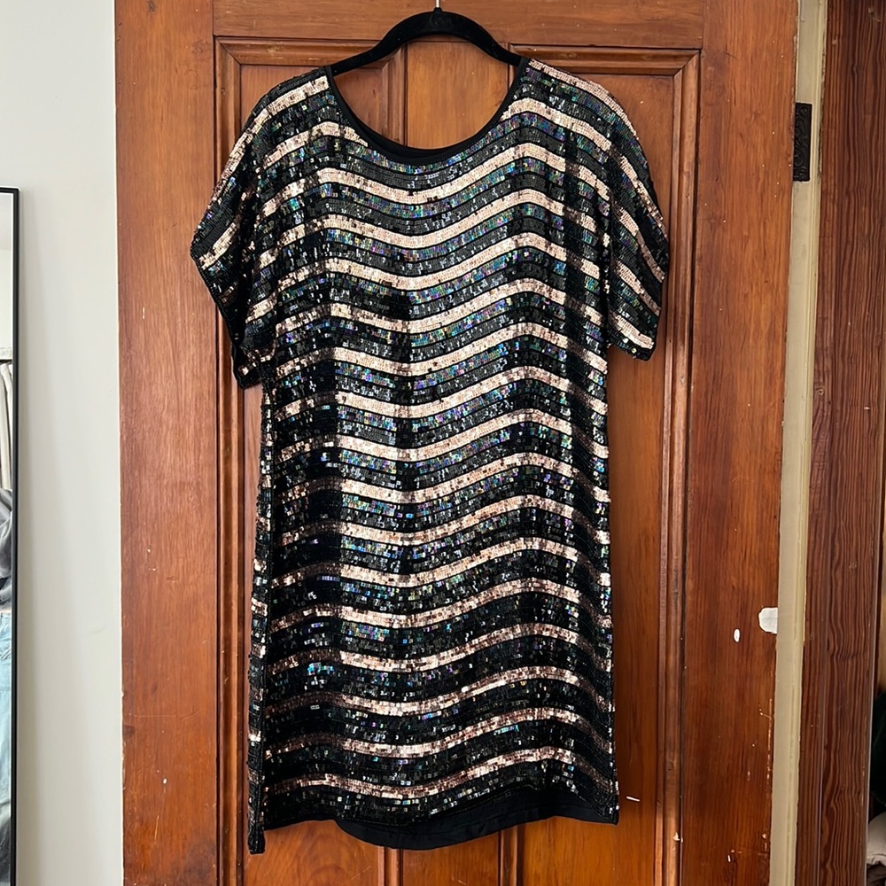Tibi Sequin Dress